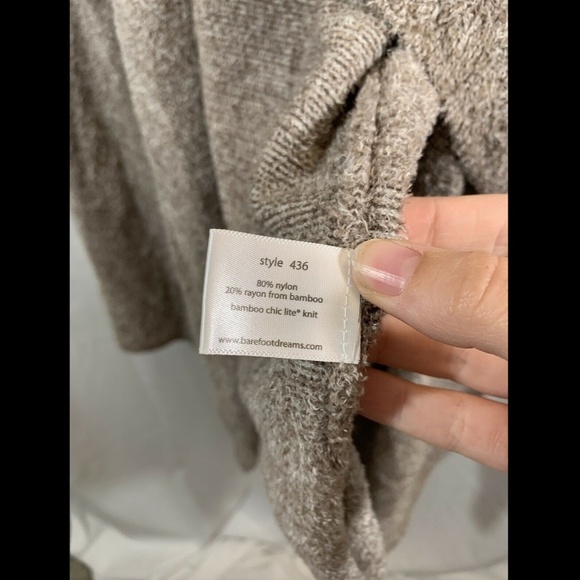 EUC Barefoot Dreams CozyChic Calypso Wrap Cardigan - Picture 5 of 12